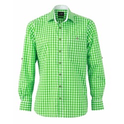 J&N Traditional hosszú ujjú férfi ing, zöld 3XL