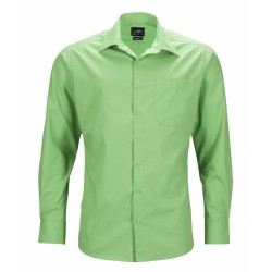 J&N Business hosszú ujjú férfi ing, zöld 4XL