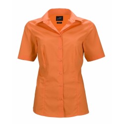 J&N Business rövid ujjú női blúz, narancssárga XL
