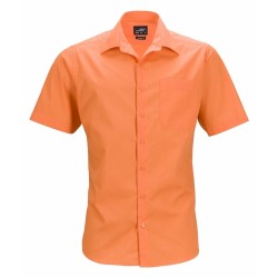 J&N Men's Business Shirt Shortsleeve, narancssárga 5XL