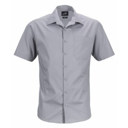 J&N Men's Business Shirt Shortsleeve, szürke XL