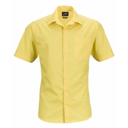 J&N Men's Business Shirt Shortsleeve, sárga XL