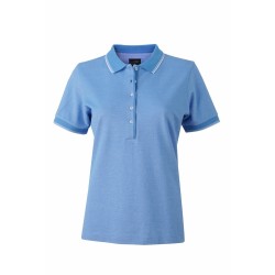 J&N Ladies' Polo női galléros póló, kék L