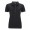 J&N Pima galléros női póló, fekete XL