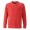 J&N Men's Casual pamut pulóver, piros XL