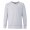 J&N Men's Casual pamut pulóver, fehér XL