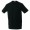 J&N Workwear-T kereknyakú póló, fekete M