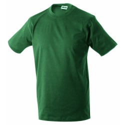 J&N Workwear-T kereknyakú póló, zöld XL
