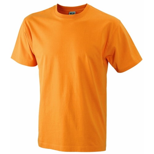 J&N Workwear-T kereknyakú póló, narancssárga XL