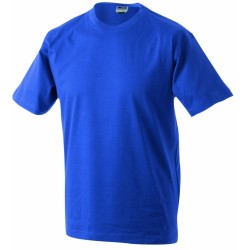 J&N Workwear-T kereknyakú póló, kék M