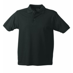 J&N Workwear galléros póló, fekete XL