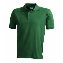 J&N Workwear galléros póló, zöld XL