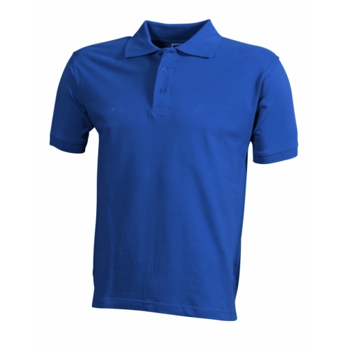 J&N Workwear galléros póló, kék M