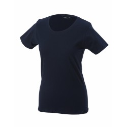 J&N Workwear-T női kereknyakú póló, szürke M