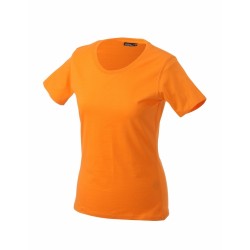 J&N Workwear-T női kereknyakú póló, narancssárga L