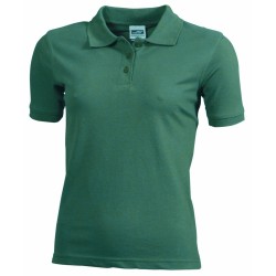 J&N Workwear női galléros póló, zöld XL