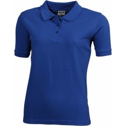 J&N Workwear női galléros póló, kék S