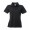 J&N Ladies' Workwear női galléros póló, fekete L
