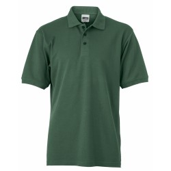 J&N Men's Workwear galléros póló, zöld 4XL