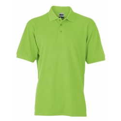 J&N Men's Workwear galléros póló, zöld 3XL