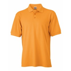 J&N Men's Workwear galléros póló, narancssárga L