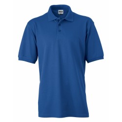 J&N Men's Workwear galléros póló, kék S