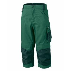 J&N Workwear 3/4-es nadrág, zöld 48