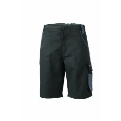 J&N Workwear bermuda nadrág, fekete 50