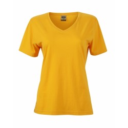 J&N Ladies' Workwear-T női munkapóló, arany XL