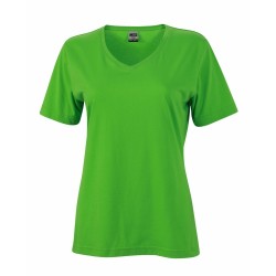 J&N Ladies' Workwear-T női munkapóló, zöld XS