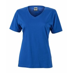 J&N Ladies' Workwear-T női munkapóló, kék XL