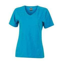 J&N Ladies' Workwear-T női munkapóló, kék M