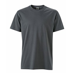 J&N Men's Workwear-T kereknyakú póló, szürke L