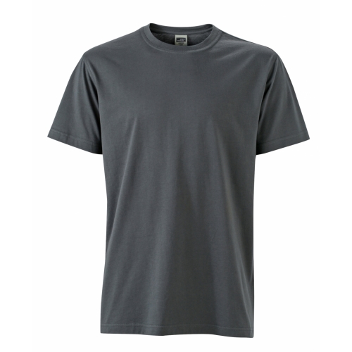 J&N Men's Workwear-T kereknyakú póló, szürke XL