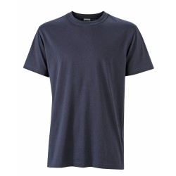 J&N Men's Workwear-T kereknyakú póló, szürke 3XL