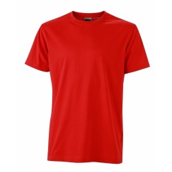 J&N Men's Workwear-T kereknyakú póló, piros 4XL