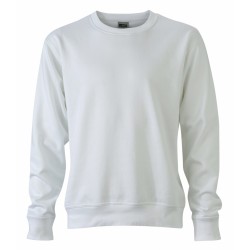J&N Workwear pulóver, fehér 4XL