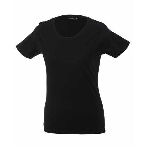 J&N Ladies' Basic-T női póló, fekete S