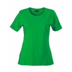 J&N Ladies' Basic-T női póló, zöld L