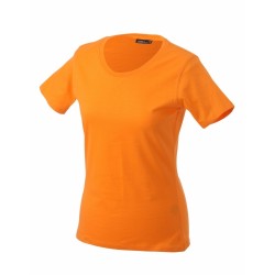 J&N Ladies' Basic-T női póló, narancssárga S