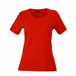 J&N Ladies' Basic-T női póló, piros L