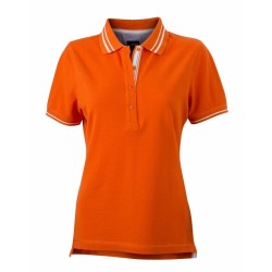 J&N Lifestyle női galléros póló, narancssárga M